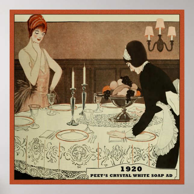 Peets Crystal White Tvätt Soap Poster (Framsidan)