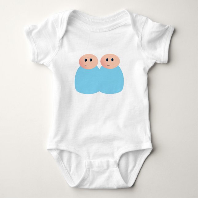 Peg Doll Blue Twin Vest Tröja (Framsida)