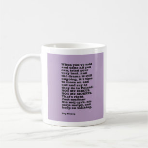 Peg Streep är "inte min cirkus, inte min apa" MUG Kaffemugg