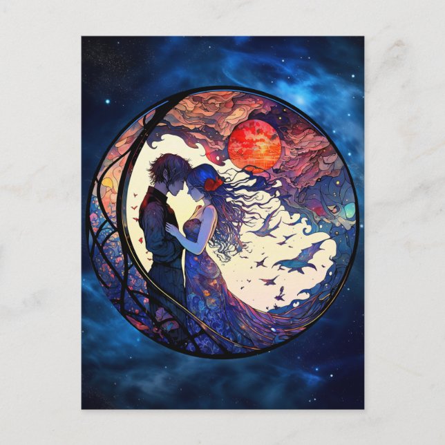 PEG-vykort för fastsatt glas Vykort (Framsida)