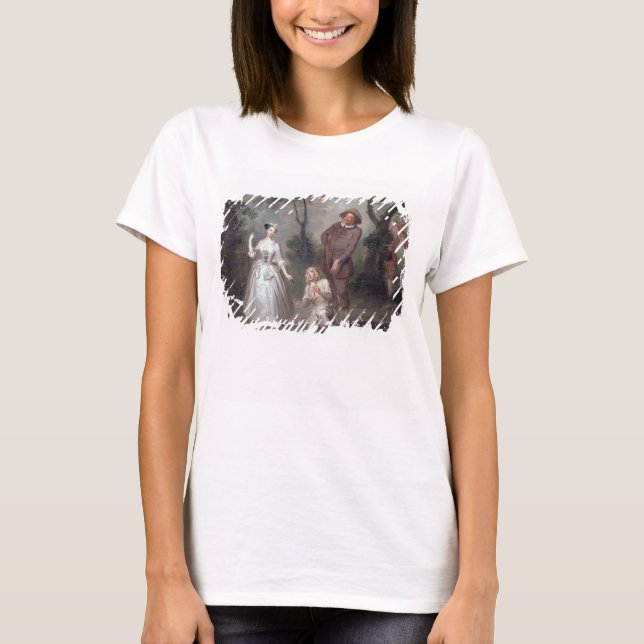 Peg Woffington som Rosalind med Celia och Touchsto Tee Shirt (Framsida)