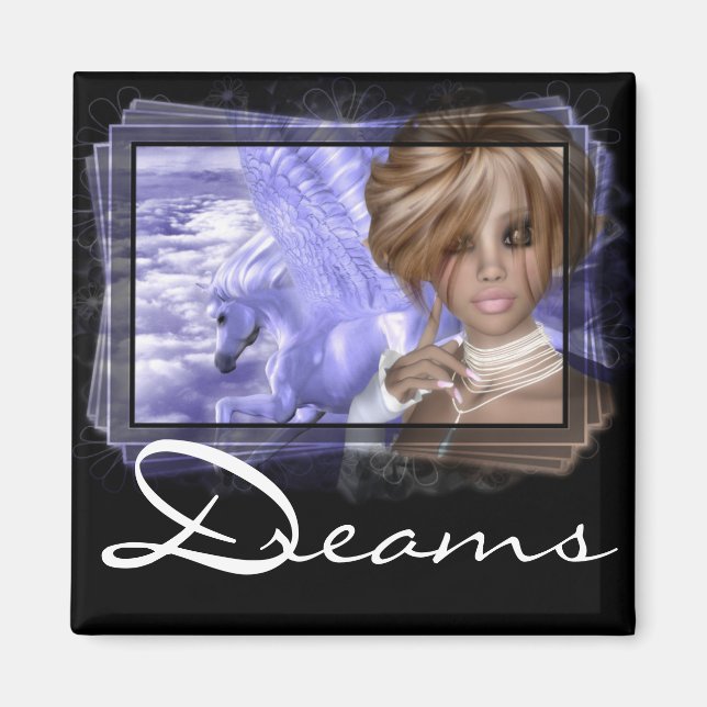 Pegagus & Fairy - Fantasy Product Line Magnet (Framsidan)