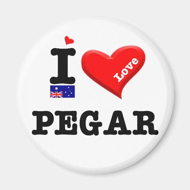PEGAR - I Kärlek Magnet (Framsidan)