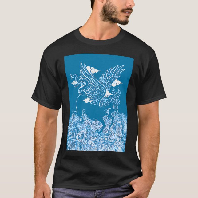 Pegasos sista dag t shirt (Framsida)
