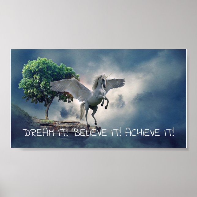 Pegasus Achievement Quote Poster (Framsidan)