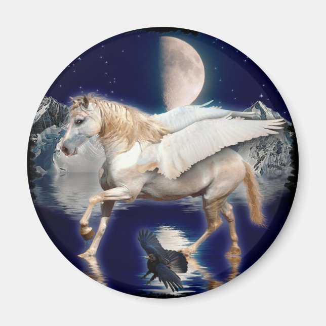 PEGASUS & BLACK RAVEN MAGNET (Framsidan)