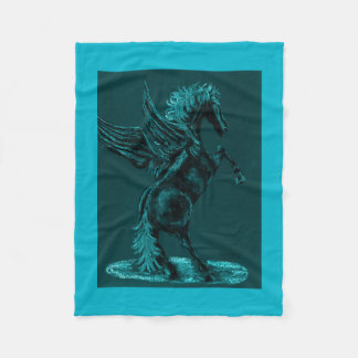 PEGASUS BLÅTT FLEECEFILT