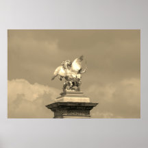 Pegasus - bronze statue Paris - Emmanuel Frémiet