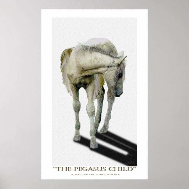 "PEGASUS CHILD" Poster Bok Art (Framsidan)