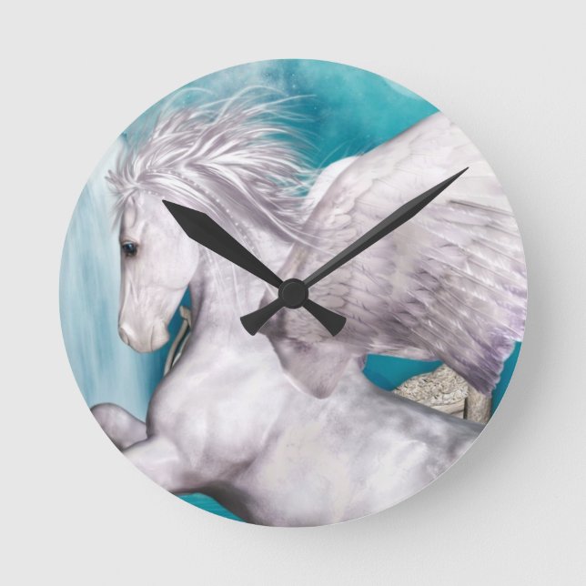 Pegasus Clock Rund Klocka (Framsida)