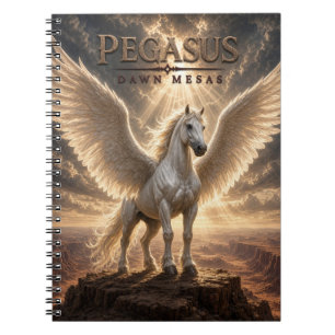Pegasus Dawn Mesas Dark Cinema Anteckningsbok