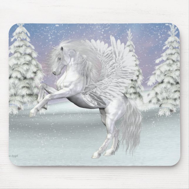 Pegasus. Den bevingada hästen Musmatta (Framsidan)