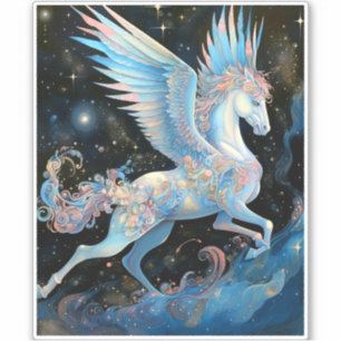 Pegasus Fantasy Art Klistermärken