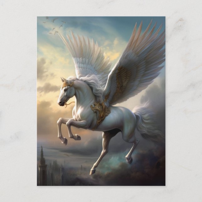Pegasus Fantasy Art Postcard Vykort (Framsida)