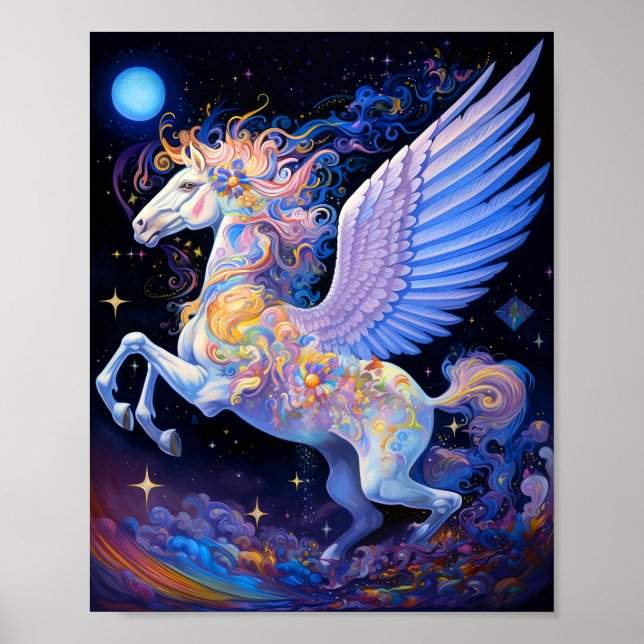 Pegasus Fantasy Art Poster (Framsidan)