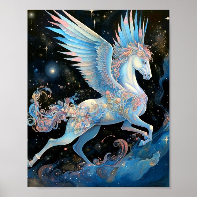 Pegasus Fantasy Art Poster (Framsidan)