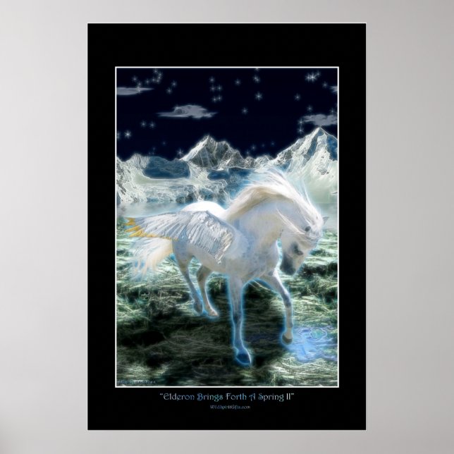 PEGASUS Fantasy Bok Art Poster II (Framsidan)