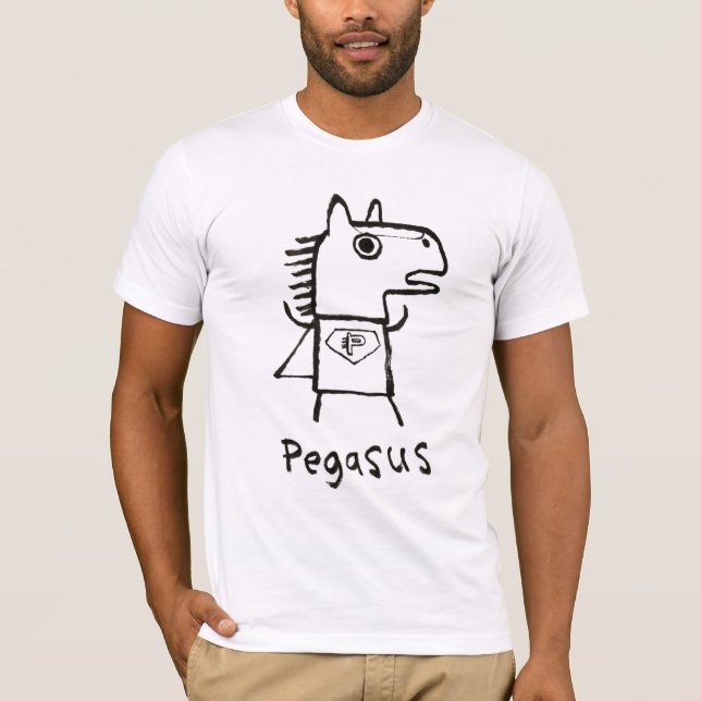Pegasus feared. tee shirt (Framsida)
