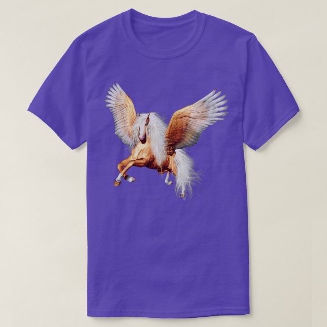 Pegasus Flies Horse Lover Pony Fantasy T-Shirt (Design framsida)