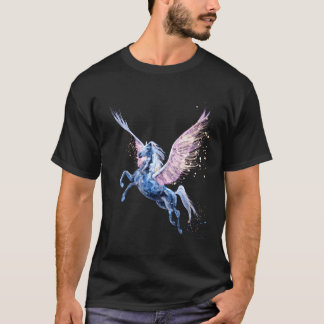 Pegasus Flies Horse T Shirt