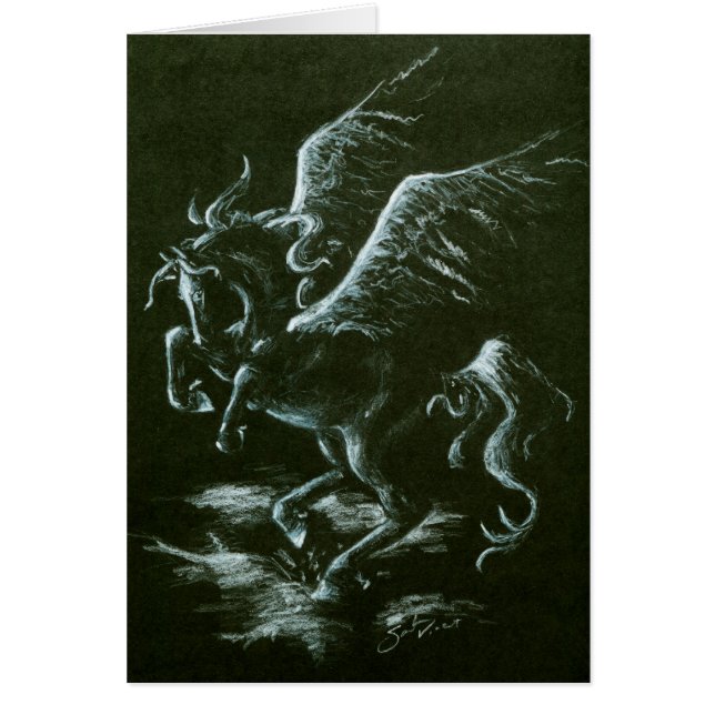 Pegasus Hälsningskort (Framsidan)