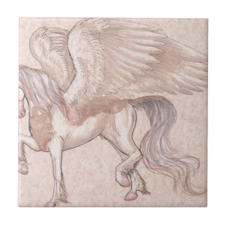 Pegasus häst, ponny, pegasus, unicorn som är kakelplatta