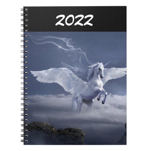 Pegasus i flykt  anteckningsbok (Framsidan)