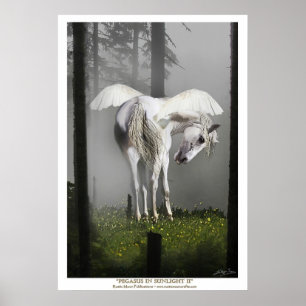 "PEGASUS IN SUNLIGHT"-Poster Poster