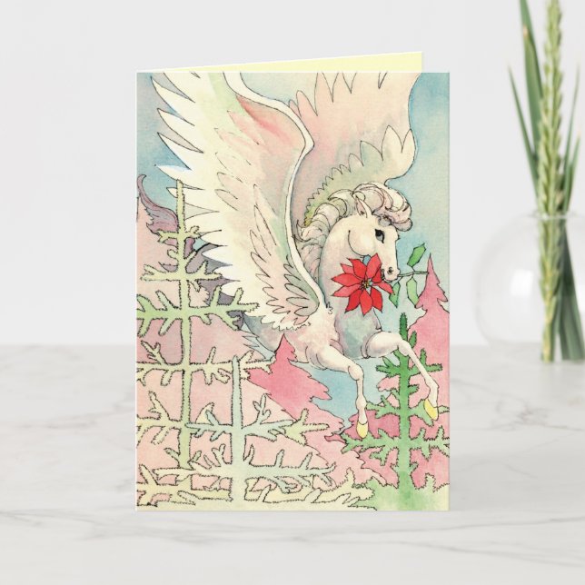 Pegasus-julkort Helgkort (Framsida)