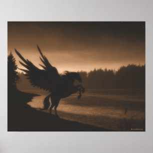 Pegasus Kanvastryck Poster