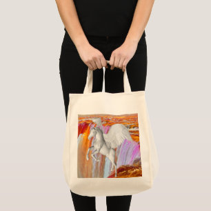Pegasus Large Tote Bag Tygkasse
