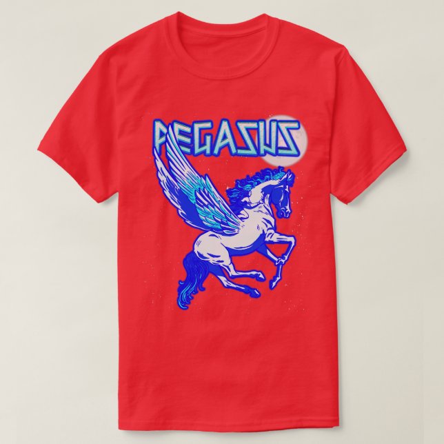 Pegasus Magic Winged Horse Greece Mythology Const T Shirt (Design framsida)