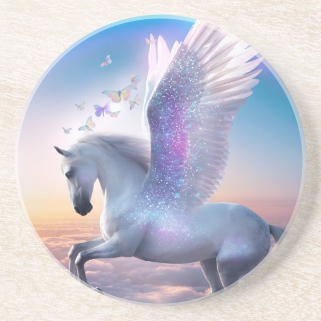 Pegasus med regnbåge underlägg (Framsidan)