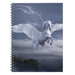Pegasus Mythical Flying Unicorn Anteckningsbok