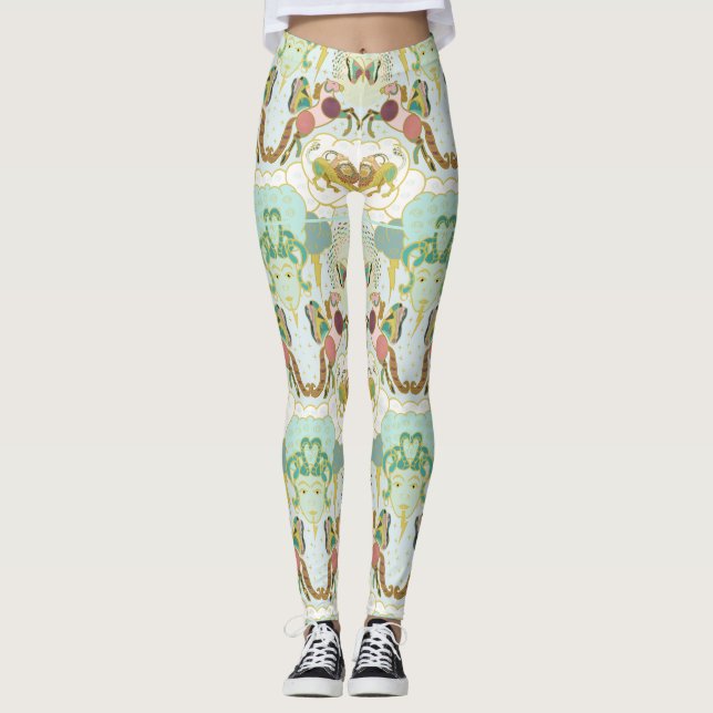 Pegasus Mythomorphosis With Medusa and Chimera Leggings (Framsida)