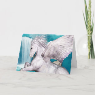 Pegasus noterar kortet kort