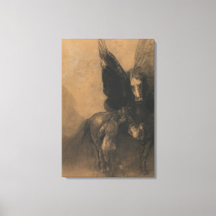Pegasus och Bellerophon Canvastryck