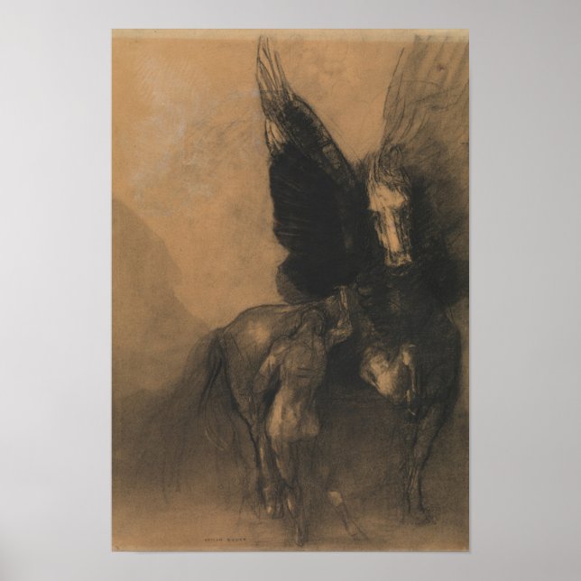 Pegasus och Bellerophon Poster (Framsidan)