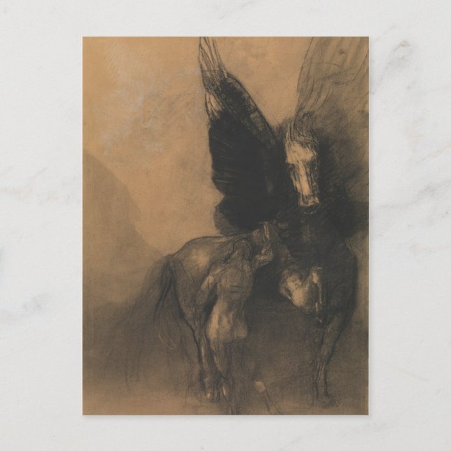 Pegasus och Bellerophon Vykort (Framsida)