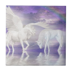 Pegasus och encorn kakelplatta