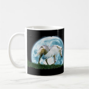 Pegasus och Måne Fantasy Art Drinking Mugg