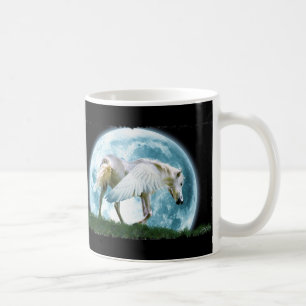Pegasus och Måne Fantasy Art Drinking Mugg