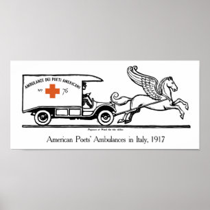 Pegasus på arbete för bundsförvanterna -- WWI Poster