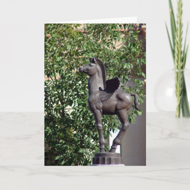 Pegasus på Plaza Kort (Framsida)