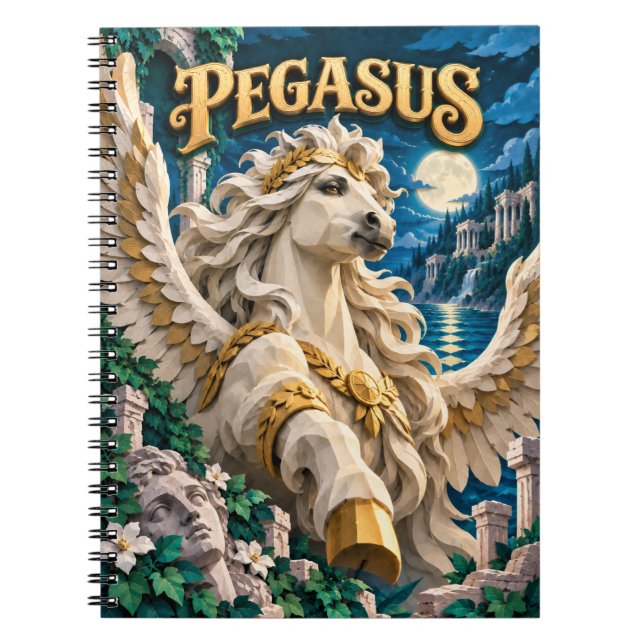 Pegasus, Pappersklippsmonster Anteckningsbok (Framsidan)