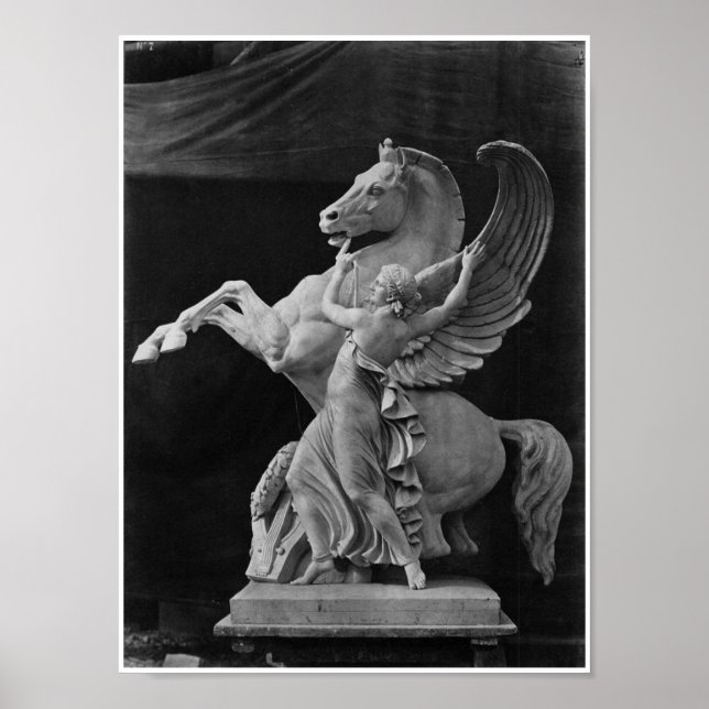Pegasus - Pégase - Louis-Emile Durandelle Poster (Framsidan)