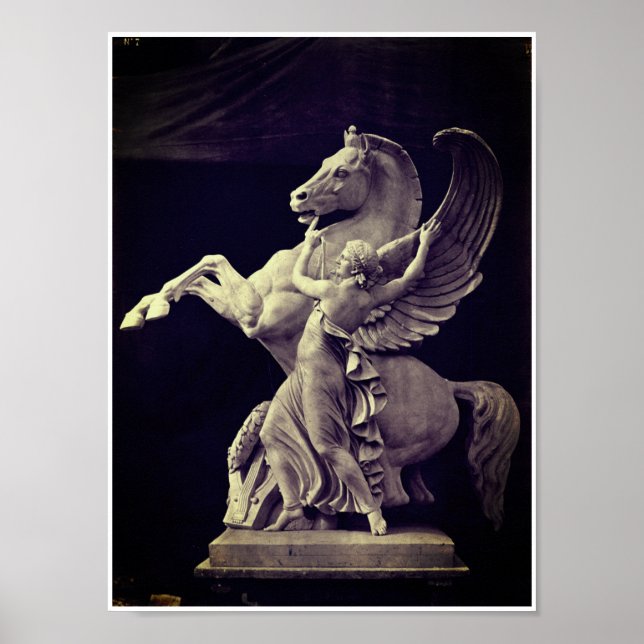 Pegasus - Pégase - Louis-Emile Durandelle Poster (Framsidan)