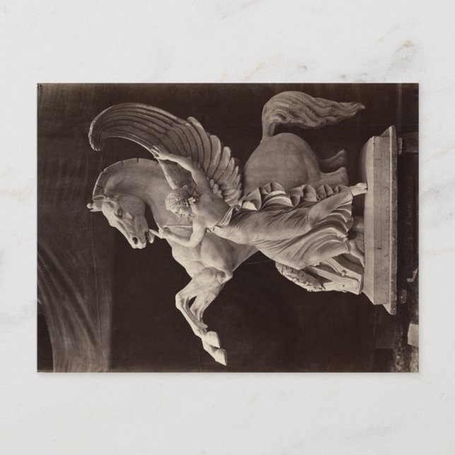 Pegasus - Pégase - Louis-Emile Durandelle Vykort (Framsida)