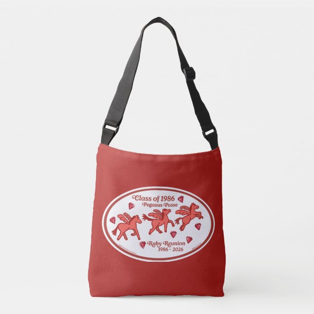 Pegasus Posse Ruby Återträff Axelväska (Framsida)