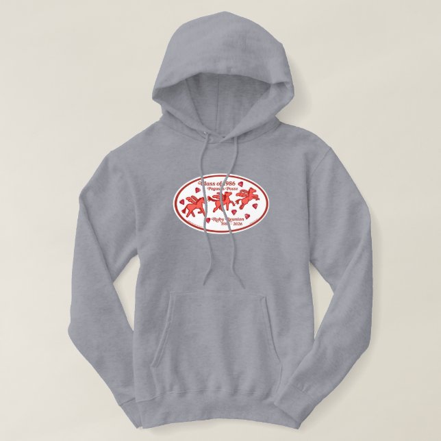 Pegasus Posse Ruby Återträff Hoodie (Design framsida)